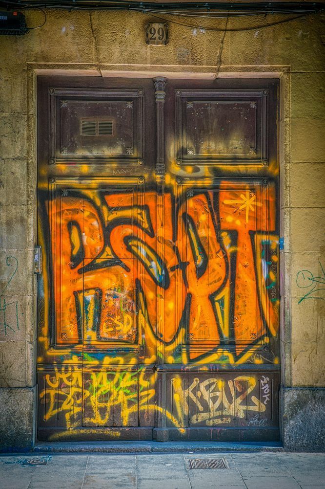 Door Number 29: Vibrant Street Art Photography