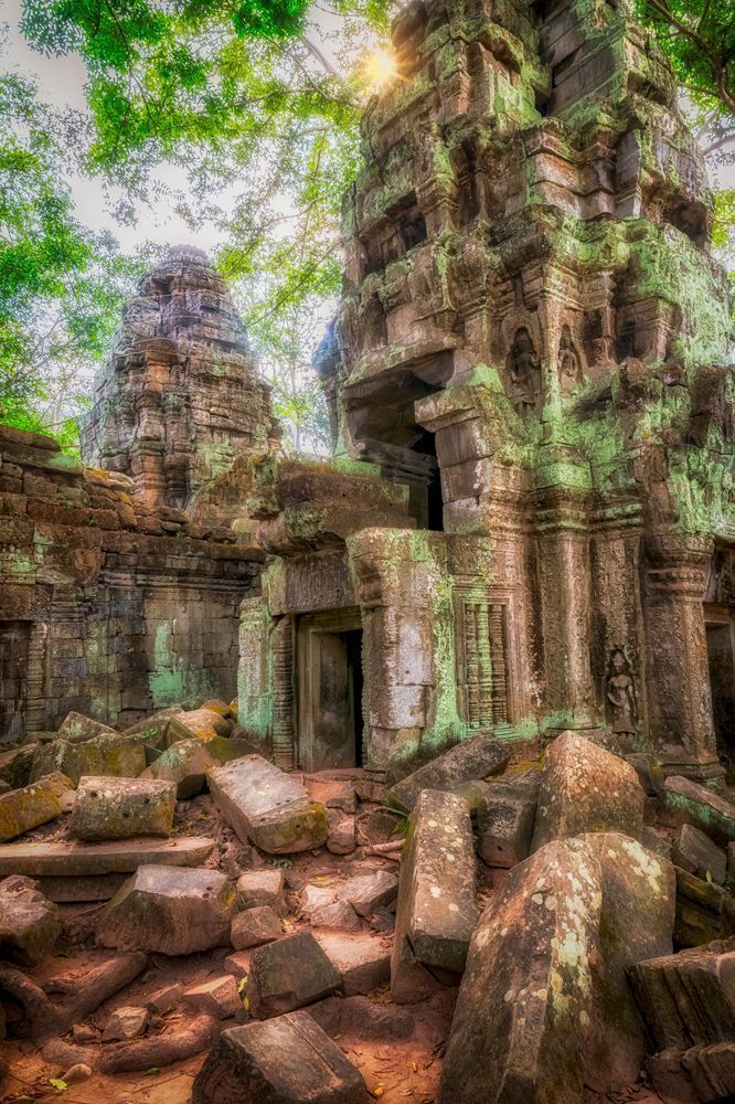Jumble of Blocks - Ta Prohm Ruins Photography