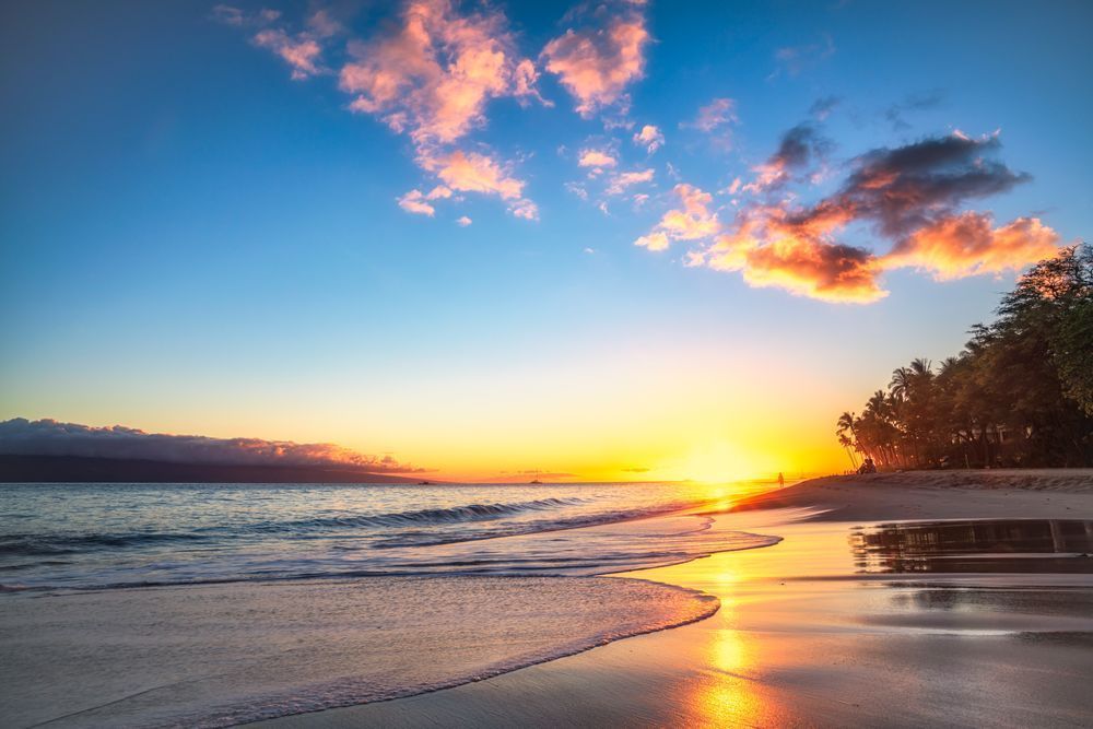Kaanapali Beach Sunset Photography - Tropical Landscape