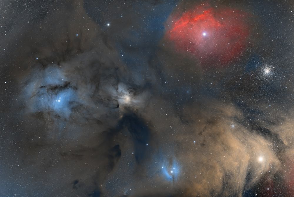 IC 4606 Rho Ophiuchi Cloud Complex - Stunning Astrophotography