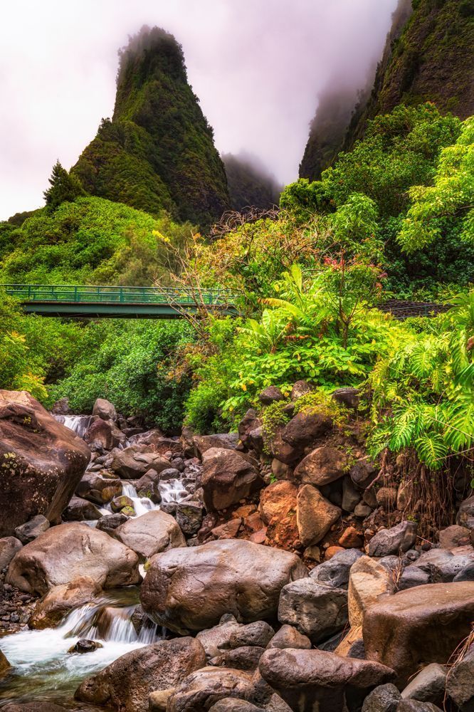 'Iao's Needle: Serene Landscape Photography from Maui