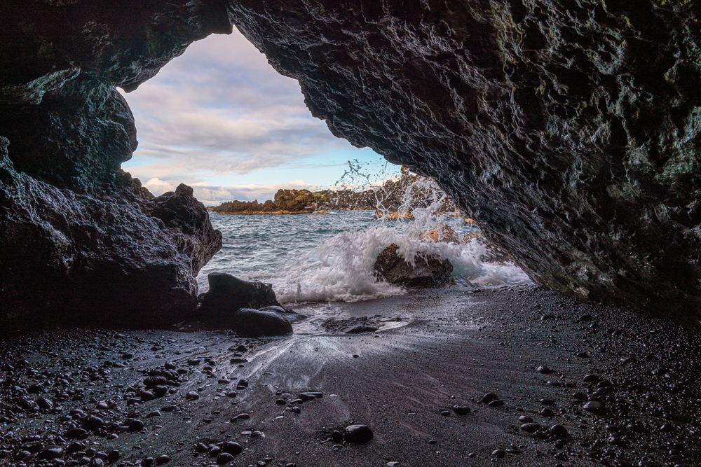 Lava Tube - Dramatic Coastal Photography from Maui