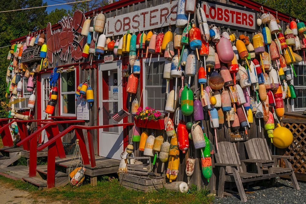 Lobster Shack in Bar Harbor, Maine - Colorful Photography
