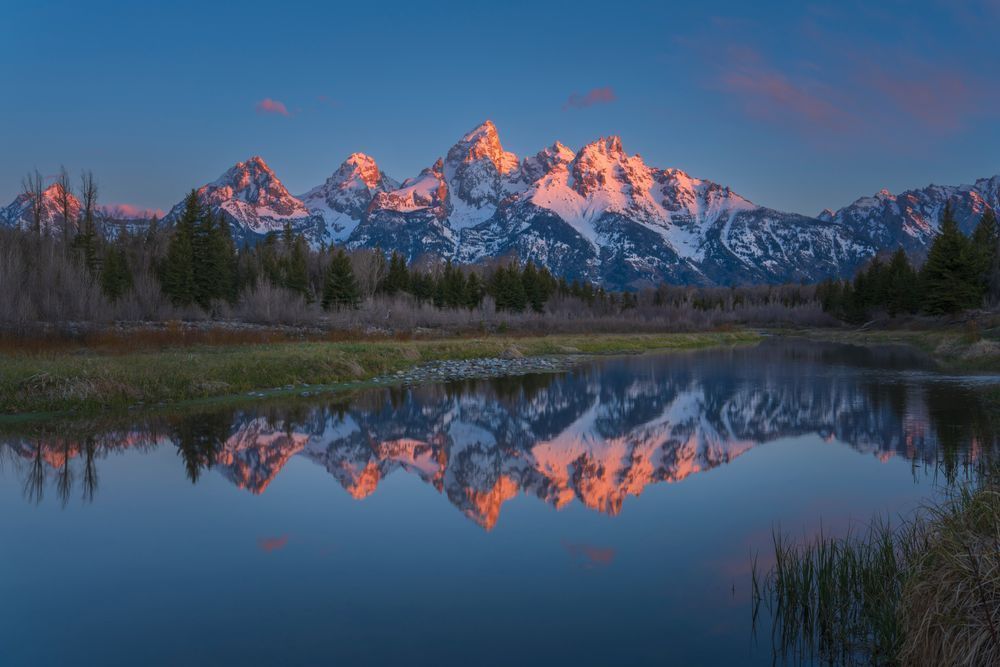 Lighting Up - Grand Tetons Landscape Photography