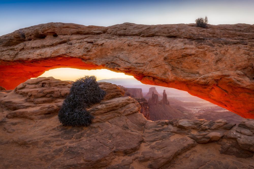 Mesa Arch Glow - Mesa Arch Landscape Photography