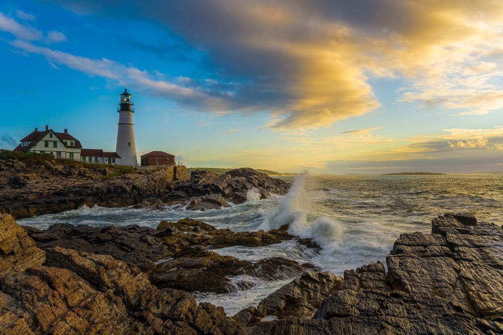 Morning at Portland Head Light - Coastal Photography