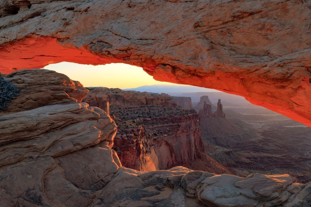 Morning Light - Mesa Arch Landscape Photography