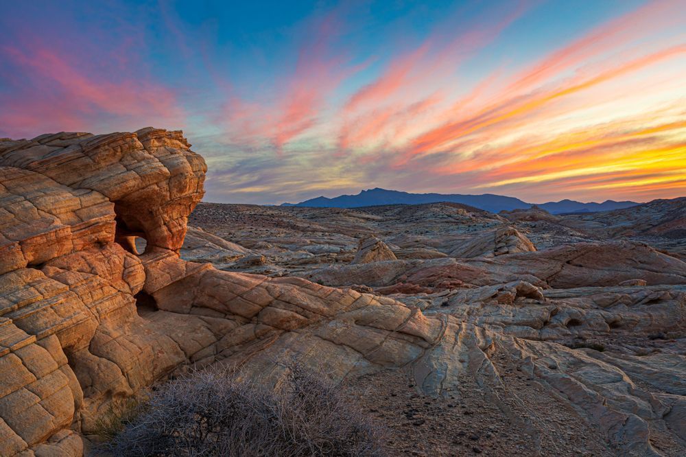 Morning Fire - Vibrant Sunrise Photography, Valley of Fire