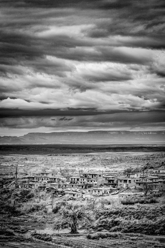 Moenkopi Pueblo - Monochrome Landscape Photography