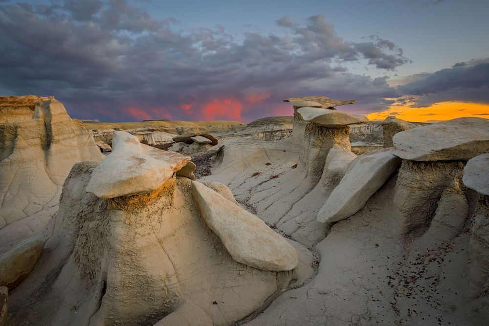 Stone Guardians: Bisti Badlands Landscape Photography