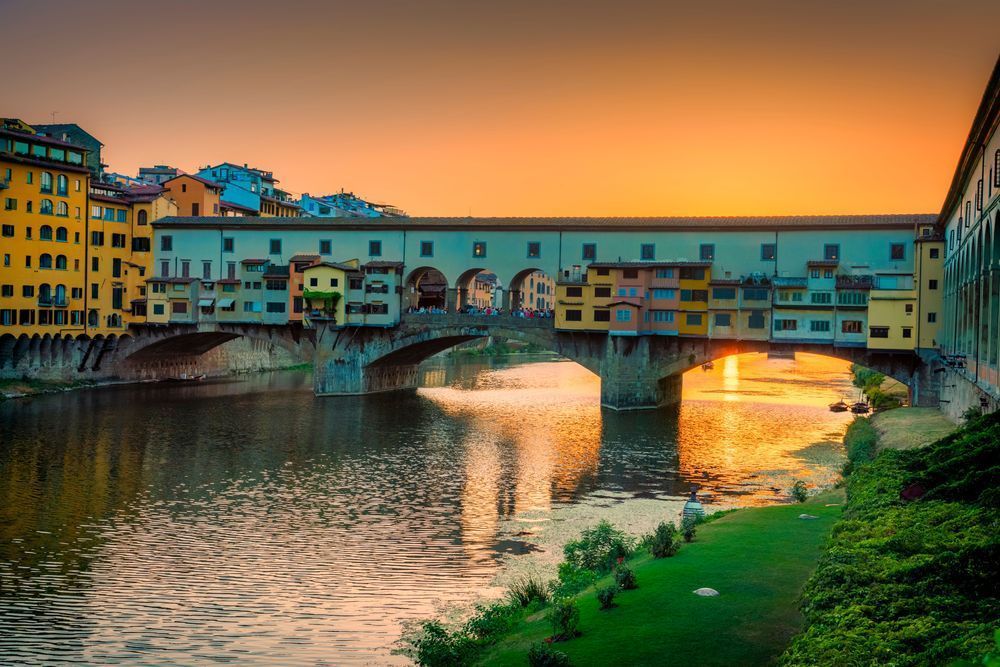 Ponte Vecchio Bridge Sunset Photography | Florence, Italy