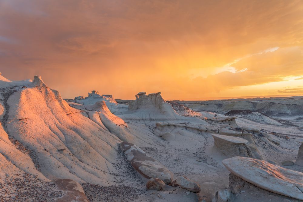 Yellow Skies: Dramatic Landscape Photography of Bisti Badlands