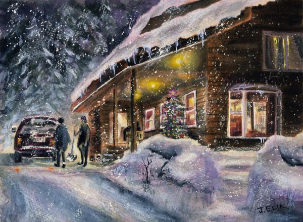 Cozy Cabin Art | Artistry By Night