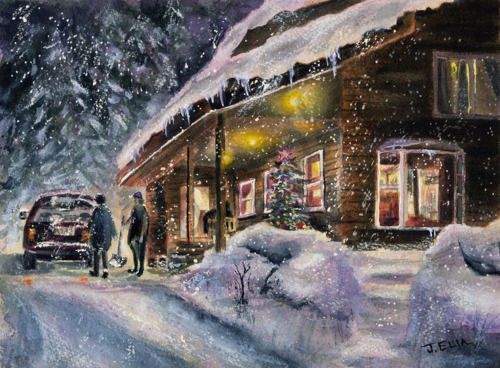 Cozy Cabin Art | Artistry By Night