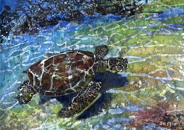 Azure Drift Art | Artistry By Night