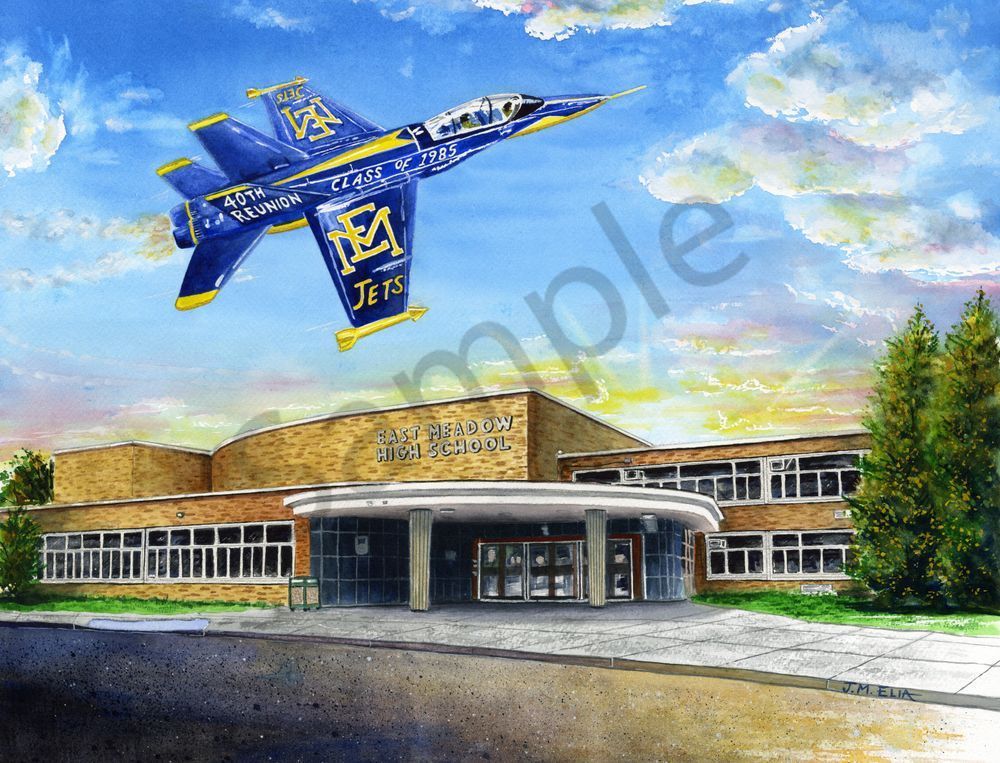 Flight 1985: Grounded By Our Roots, Launching Forward On The Wings Of Our School Spirit Art | Artistry By Night
