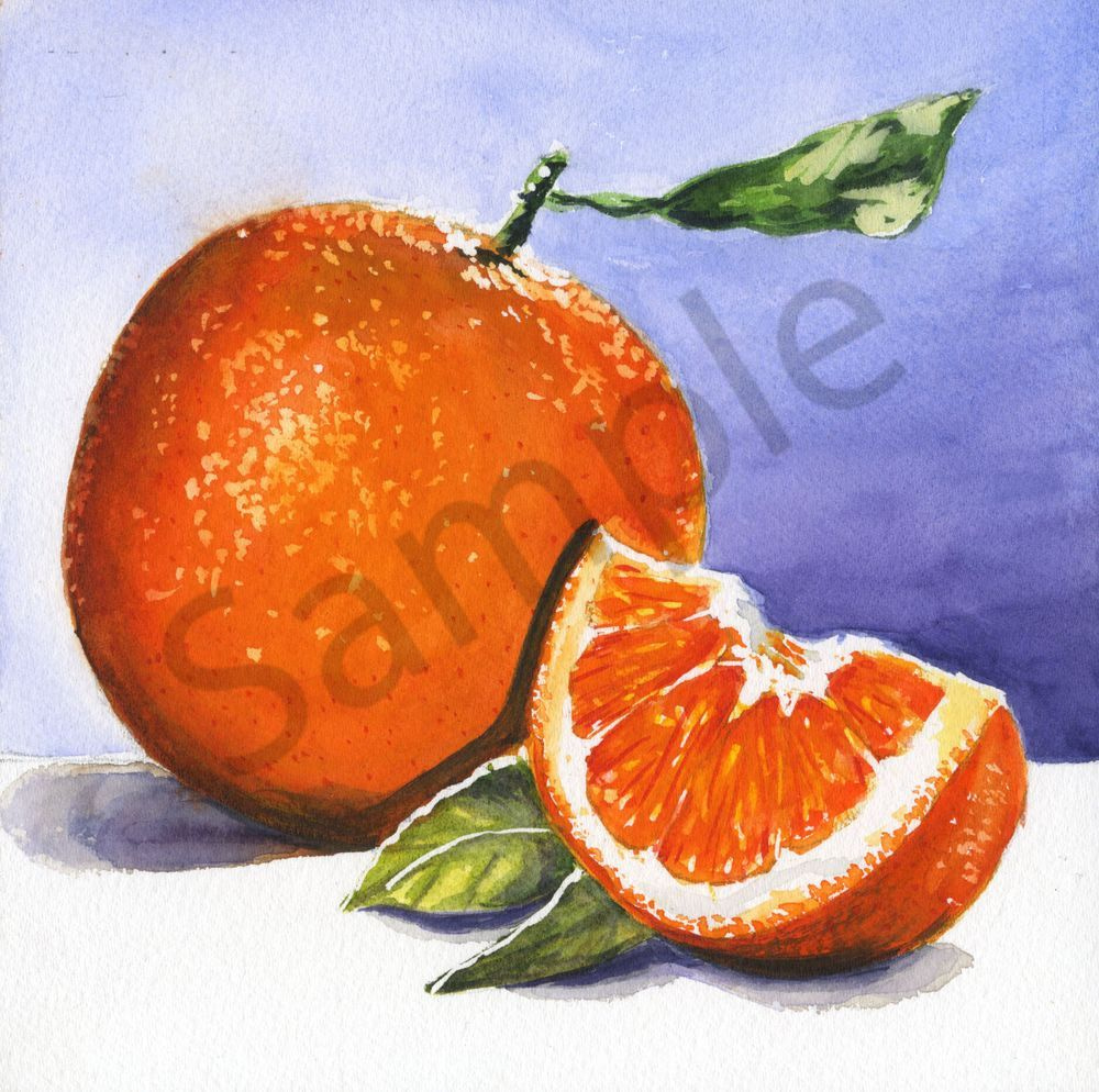 Orange And Slice Art | Artistry By Night