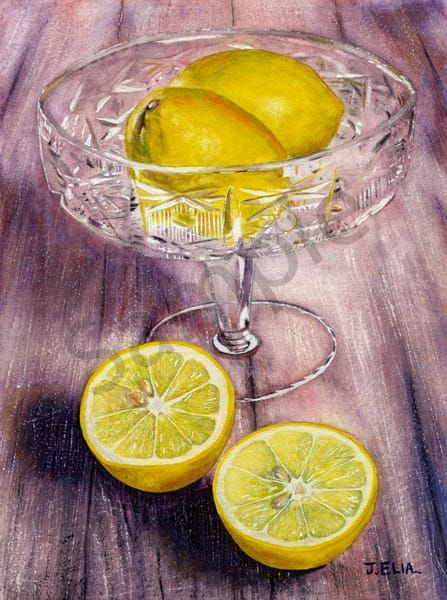 Lemons And Crystal Art | Artistry By Night