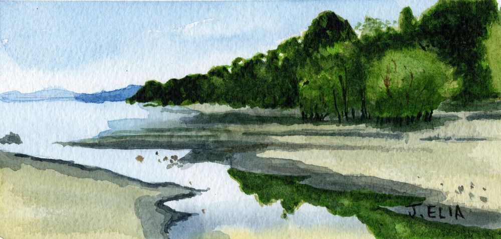 Reflective Estuary Art | Artistry By Night