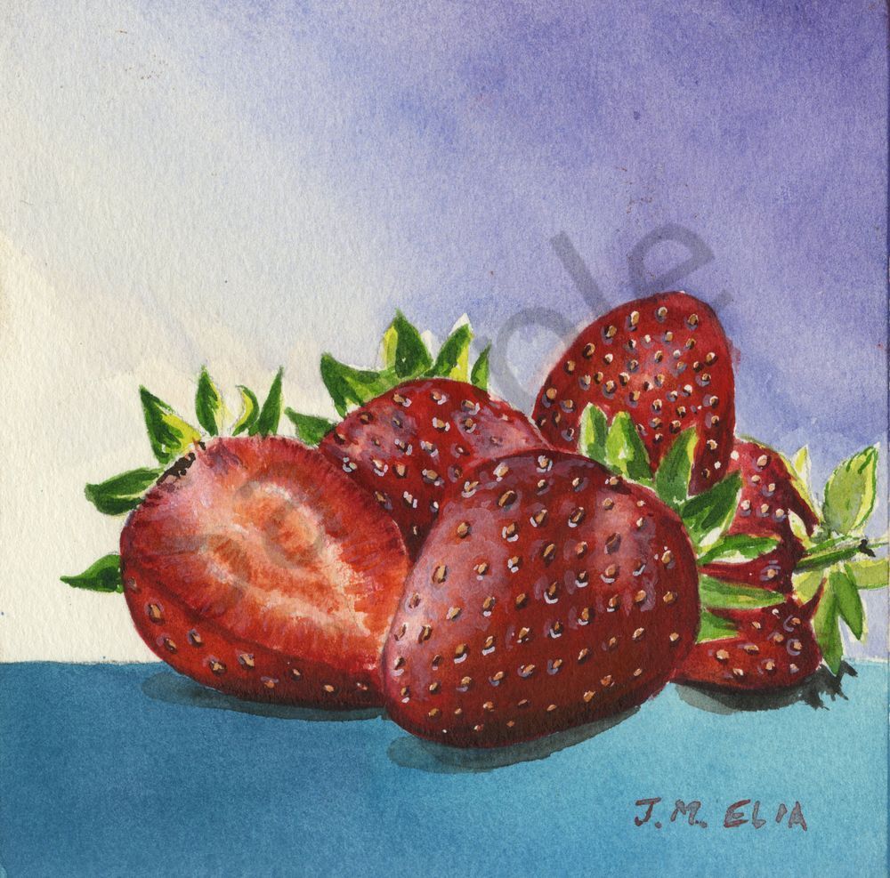 Strawberry Delight Art | Artistry By Night