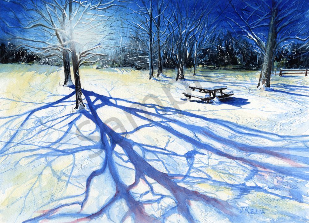 Snowy Silhouettes Art | Artistry By Night