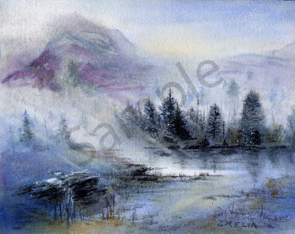 Silent Echoes Of Winter Art | Artistry By Night