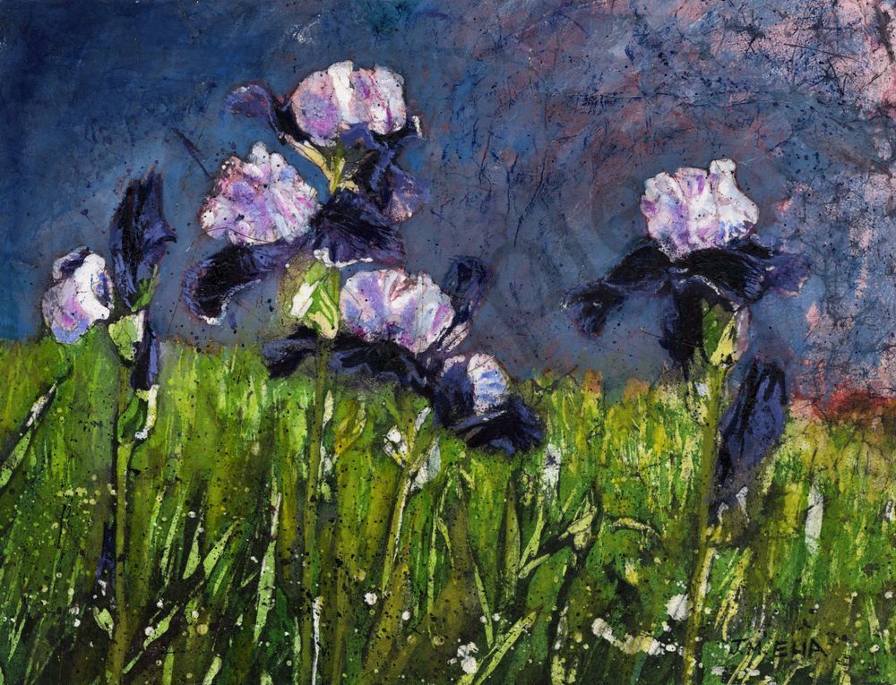 Prussian Blossoms Art | Artistry By Night