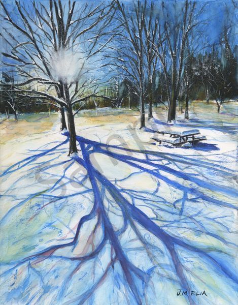 Whispering Winter Shadows Art | Artistry By Night