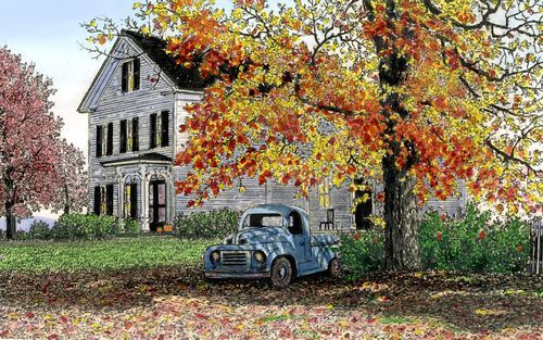 October Only 2 Remaining Art | Carol Collette