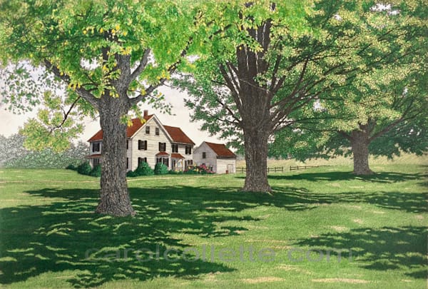 Landscape etchings by size Art | Carol Collette