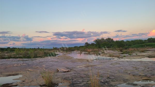 Llano River in the evening- Texas