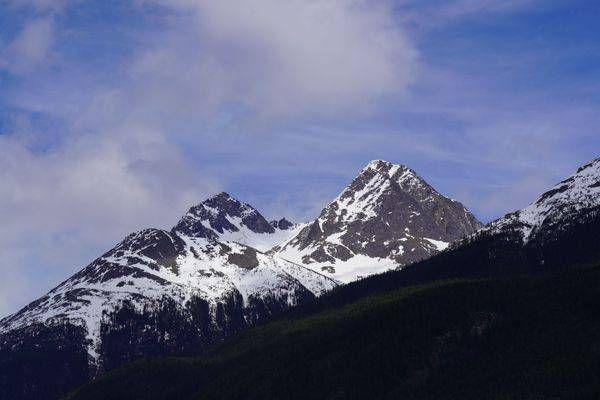 Twin Dewey Peaks View  Skagway Ak Photography Art | InYourBackyard