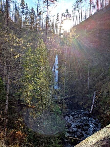 Sunlight On Memalouse Falls Photography Art | InYourBackyard