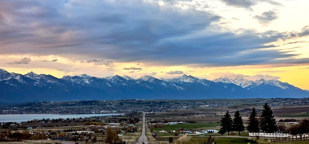 Polson Montana At Sunset Photography Art | InYourBackyard