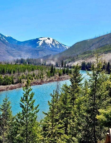 Great Northern Mountain From Middle Fork Of Flat Head River Montana Photography Art | InYourBackyard