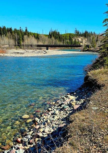 North Fork Of The Flathead River At The Camas Road Bridge Photography Art | InYourBackyard