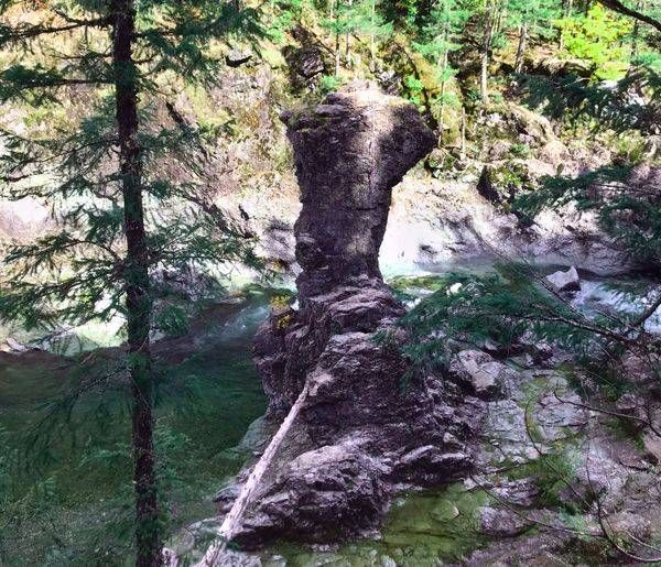 Molar Rock Spire   Little North Santiam River   Oregon Willamette National Forest Photography Art | InYourBackyard