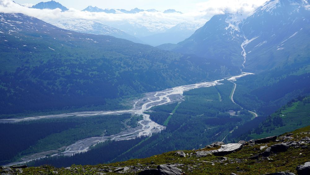 Braided River From Thompson Pass Photography Art | InYourBackyard