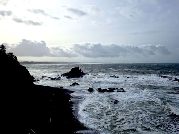 Beach At Dusk On Stormy Day Photography Art | InYourBackyard