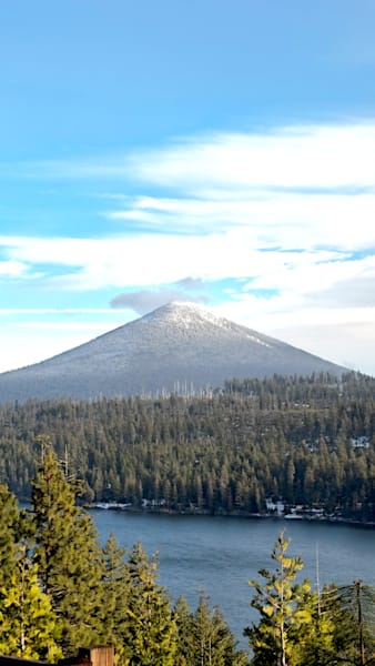 Black Butte From Suttle Lake In The Winter Photography Art | InYourBackyard
