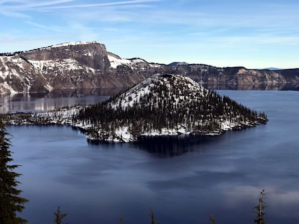 Crater Lake Dome At Winter Photography Art | InYourBackyard