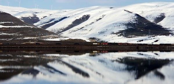 Columbia River At Winter Photography Art | InYourBackyard