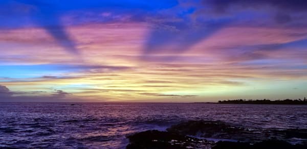 Colorful Hawaiian Sunset Photography Art | InYourBackyard