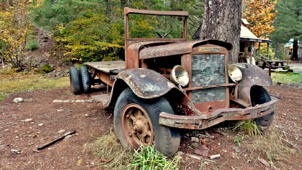Abandoned Rusty Vintage Flatbed Truck Photography Art | InYourBackyard