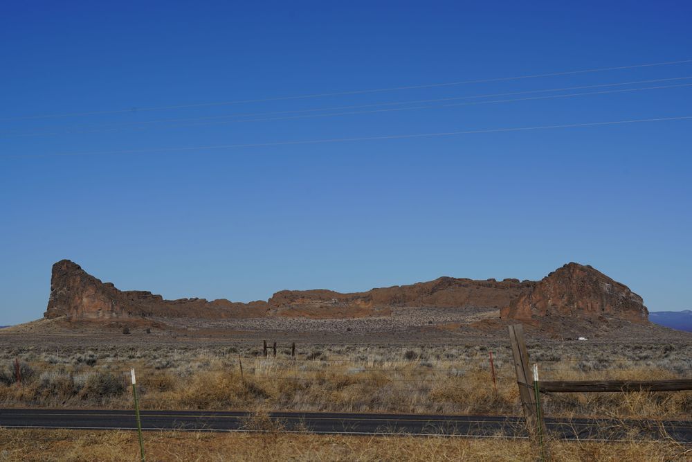 Fort Rock From The Highway Photography Art | InYourBackyard