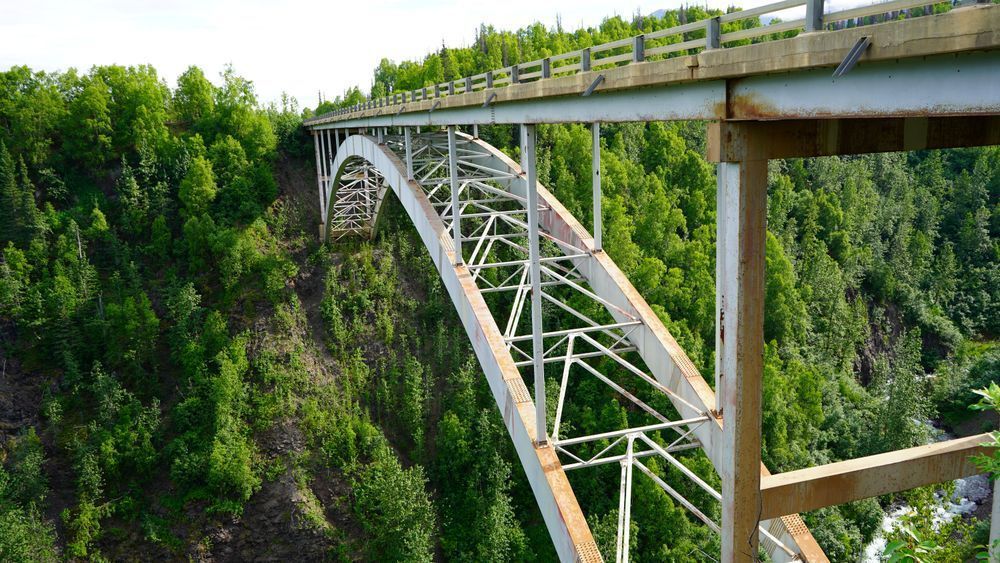 Hurricane Gulch Bridge   Alaska Photography Art | InYourBackyard