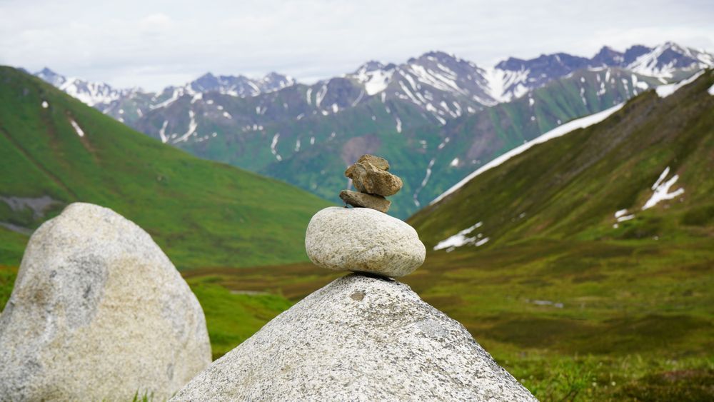 Hatcher Pass   Stacked Rocks Photography Art | InYourBackyard