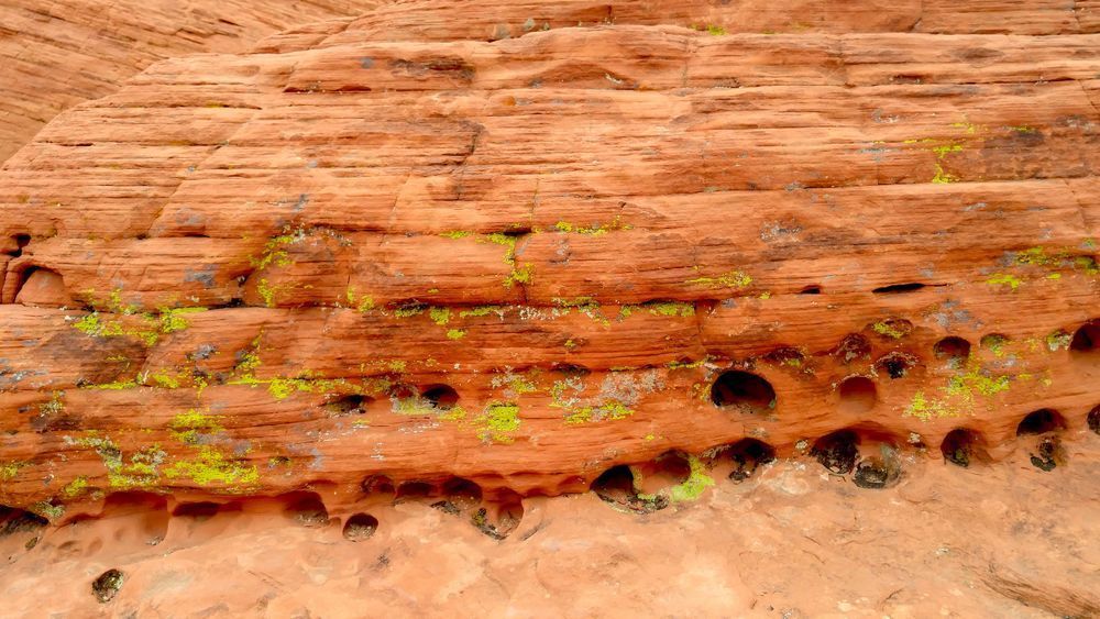 Red Rock Pot Holes Las Vegas Nevada Photography Art | InYourBackyard