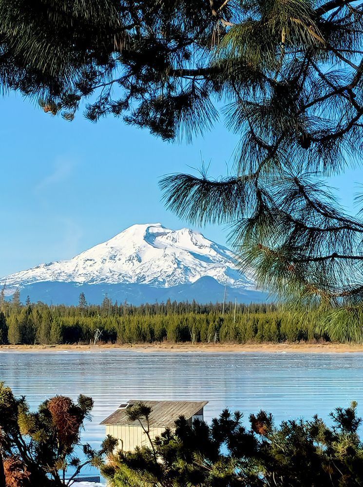 South Sister At Crane Prairie Reservoir Photography Art | InYourBackyard