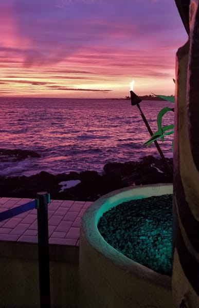 Purple Hazed Hawaiian Sunset Photography Art | InYourBackyard